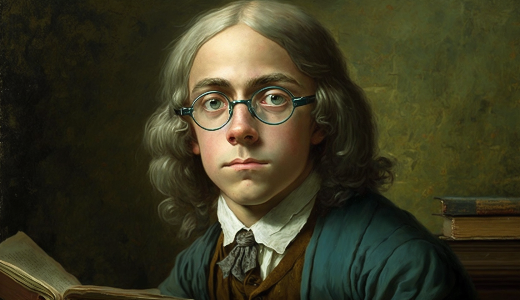 © History Oasis Young Benjamin Franklin