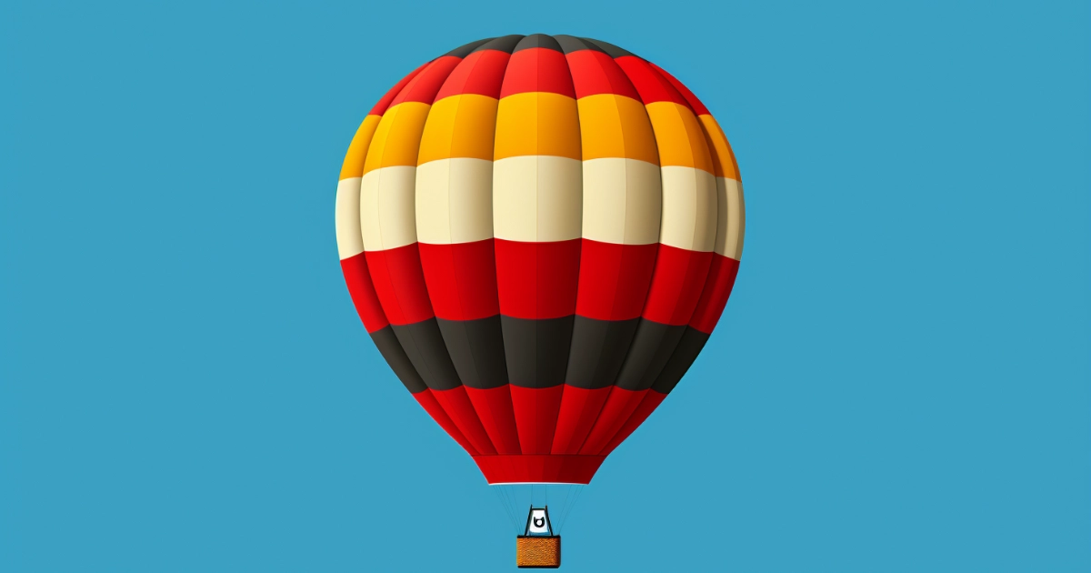 © History Oasis Hot Air Balloon Simple