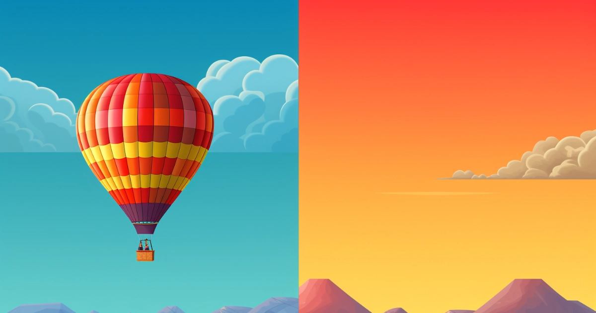 © History Oasis Hot Air Balloon False