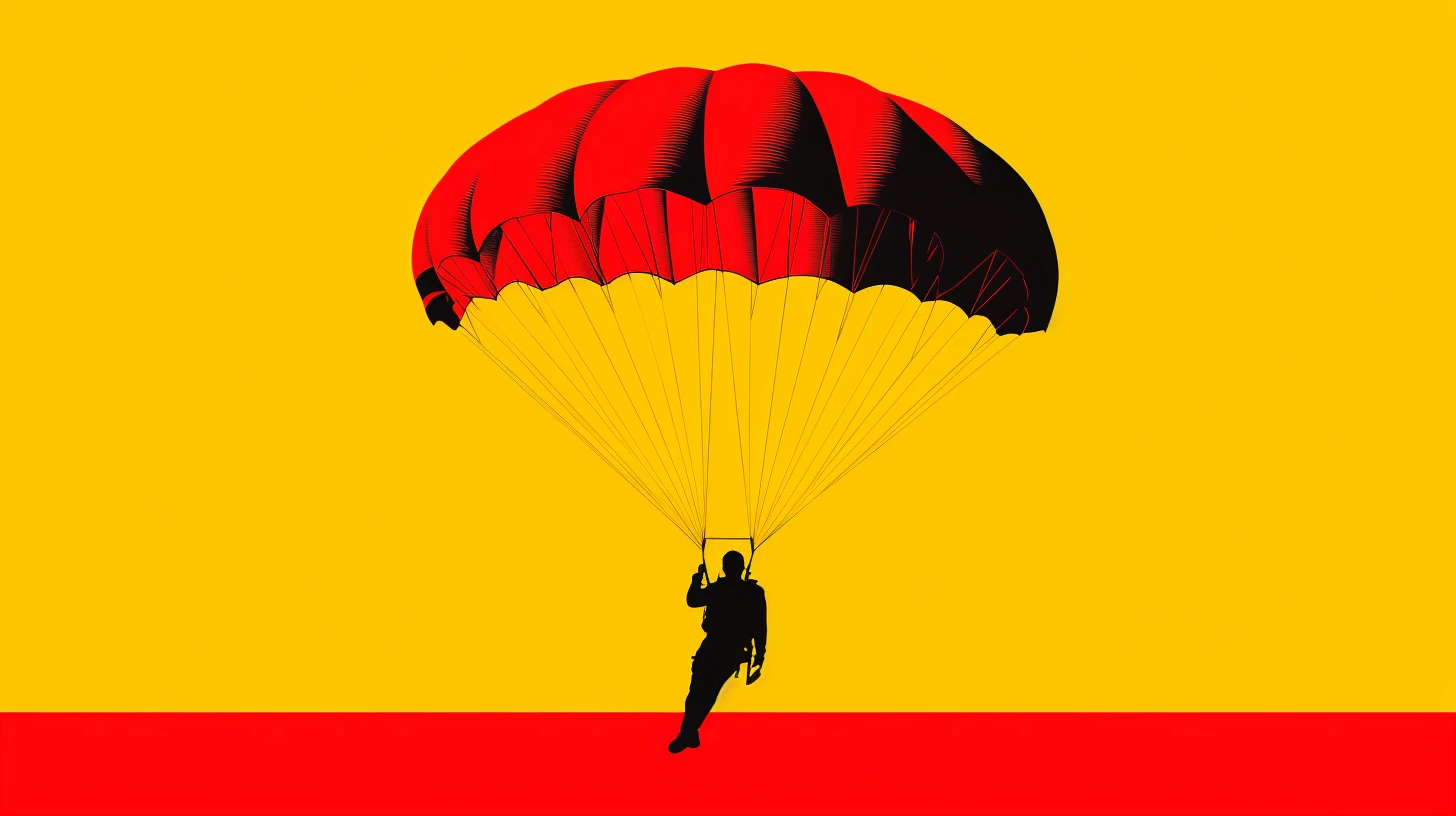 © History Oasis Parachute Jump Landing