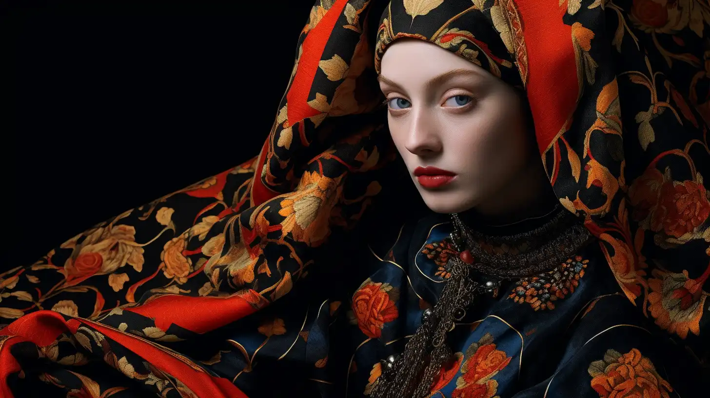 Medieval Fashion Silk