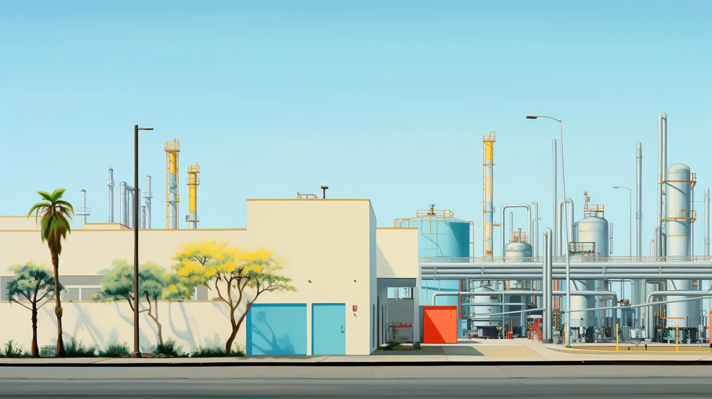 Oil Refinery La