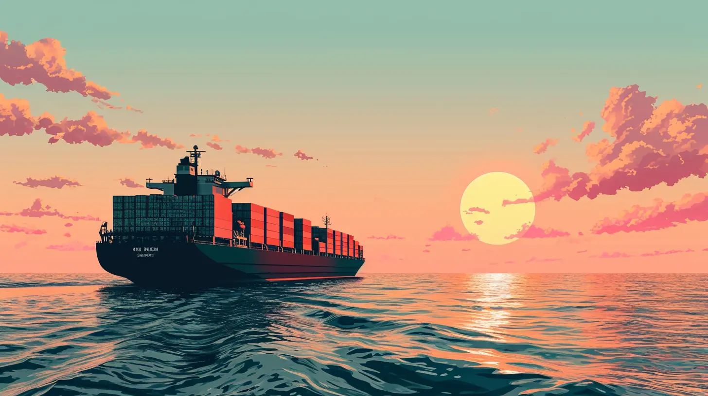 Supply Chain On The Ocean