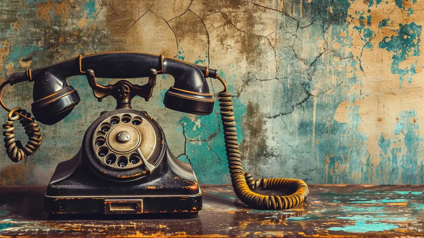 A Rotary Telephone 1800s