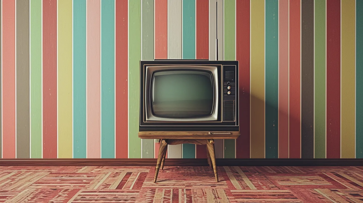 An Old TV From The 1950s