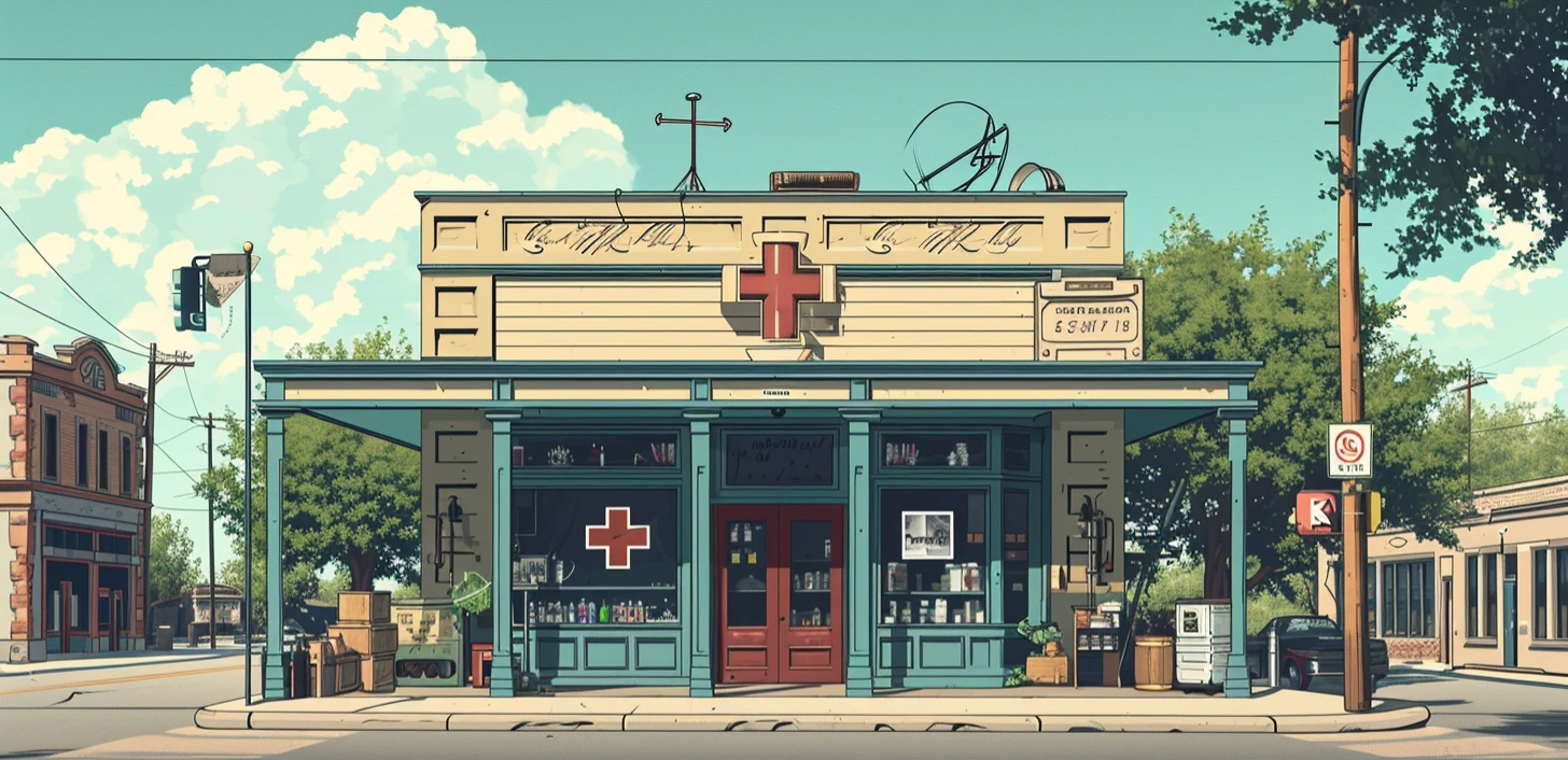 A Medical Supply Store In The 1800s