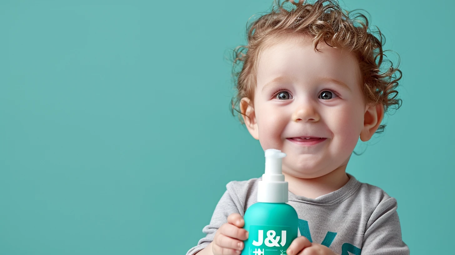 Baby Lotion That Says JJ