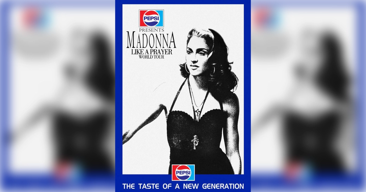 Madonna Pepsi Poster Like A Prayer