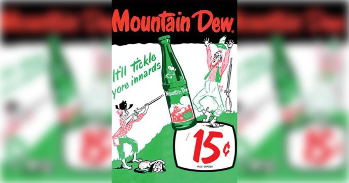 Mountain Dew Moutain Dew Vintage Ad 15 Cents