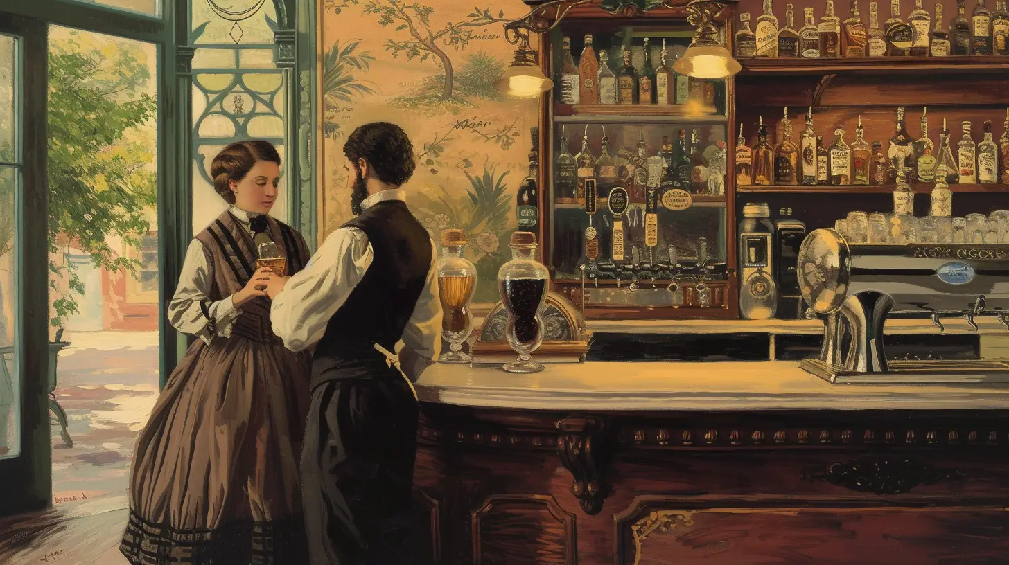 © History Oasis A Soda Fountain 1800s