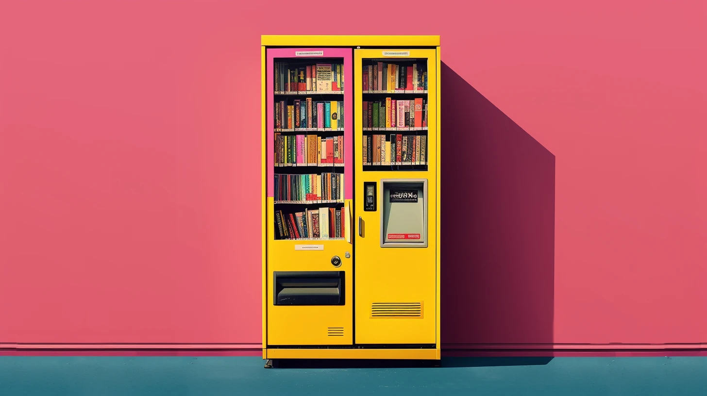 A Vending Machine Of Books
