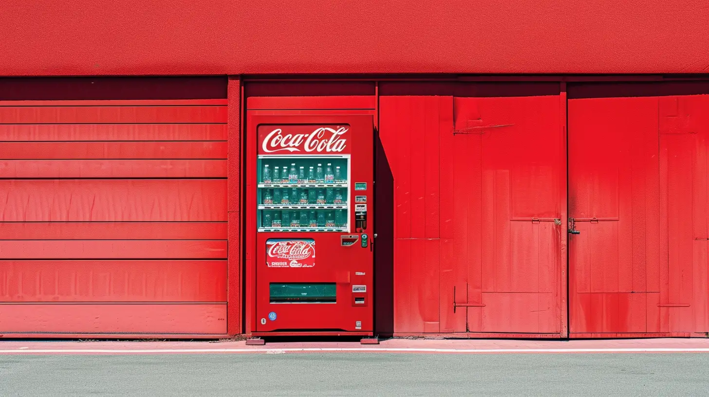 A Coca Cola Vending Machine