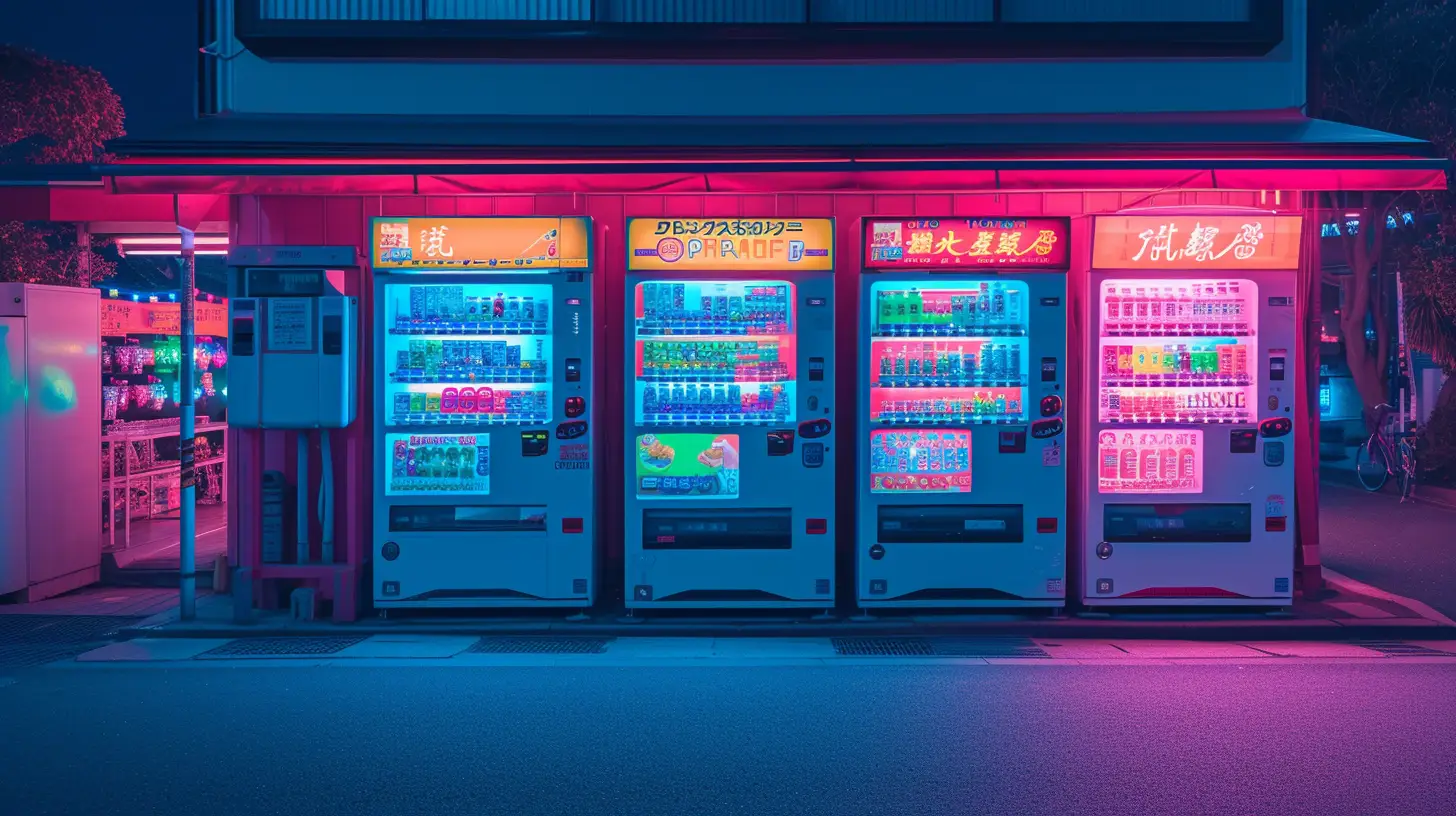 Vending Machine In Tokyo