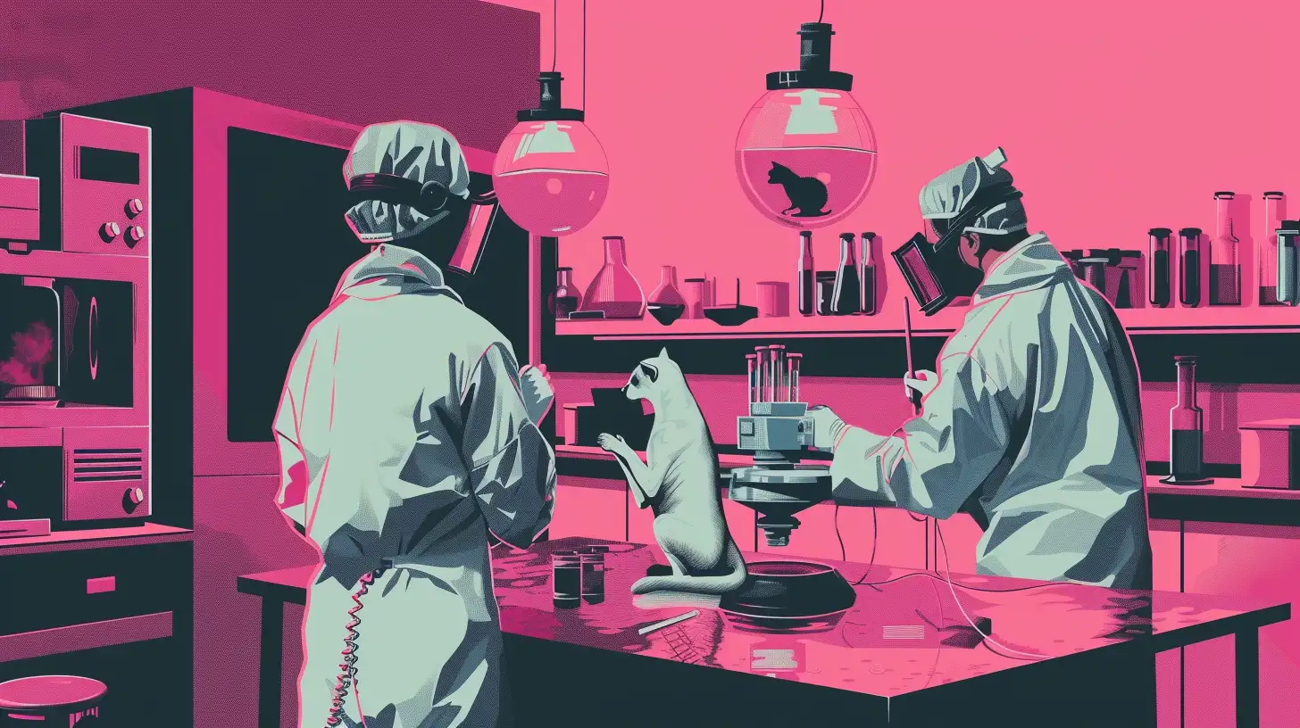 Animal Testing In A Lab