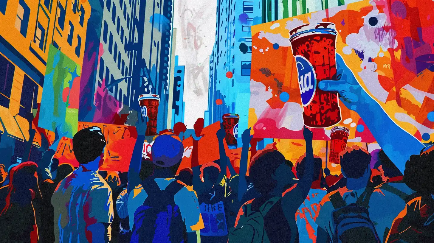 Josta FANS Protesting A Pepsi Corporate Office