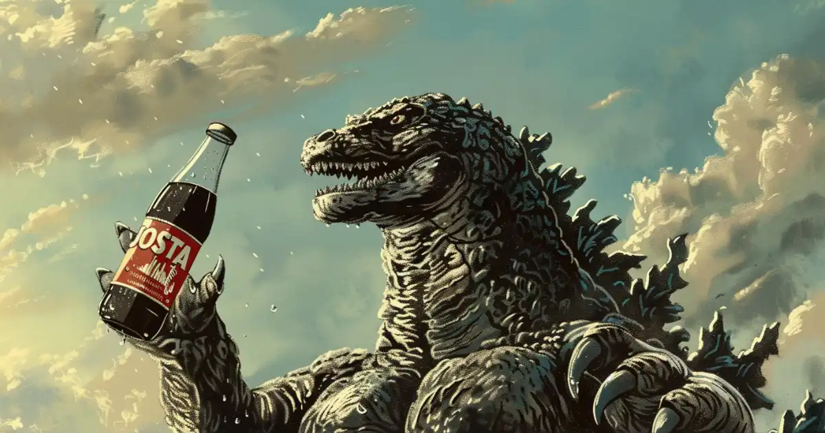 Josta Soda Godzilla