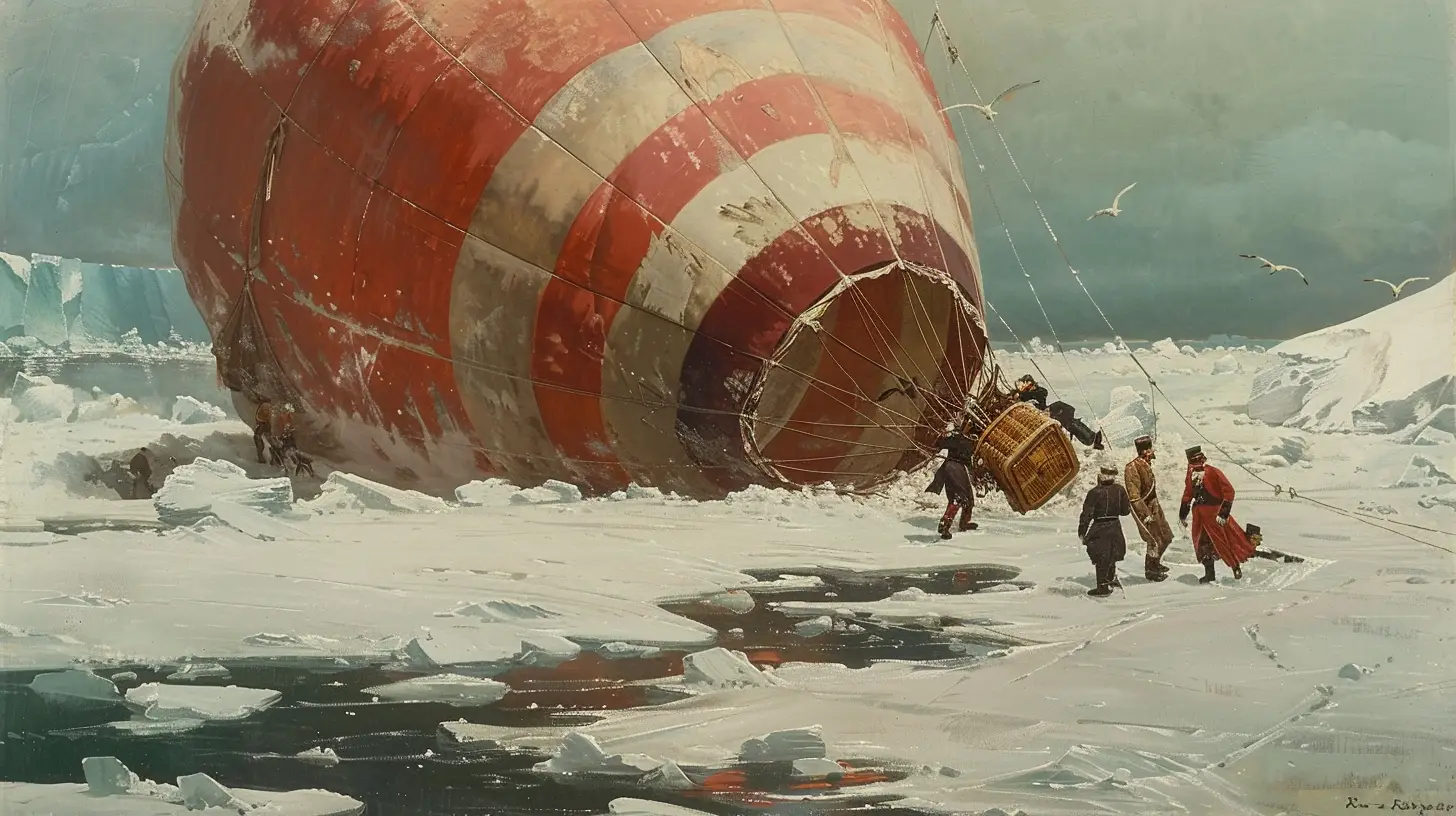 © History Oasis A Hot Air Balloon Crash
