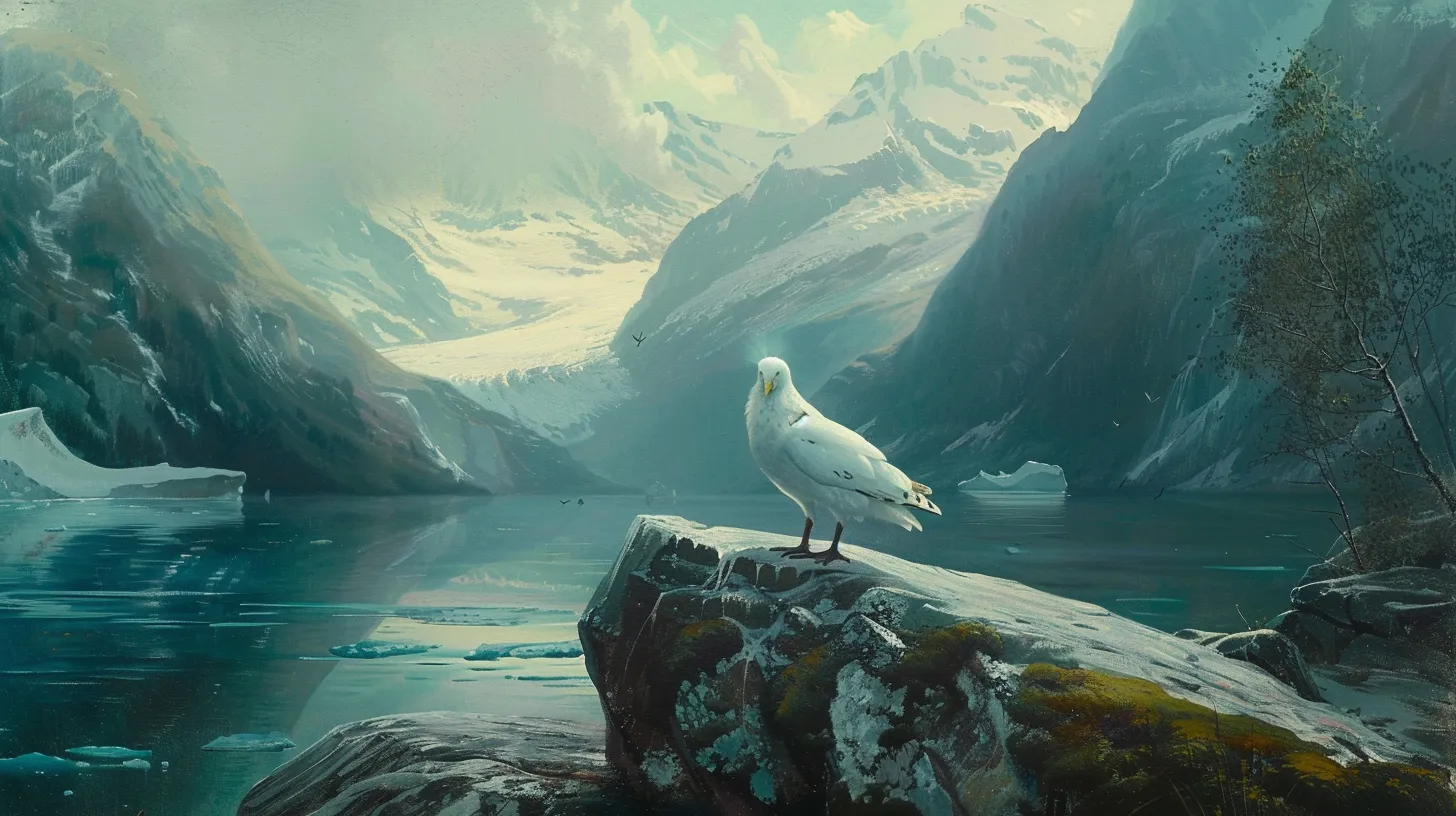 © History Oasis PIGEON In The Artic Circle