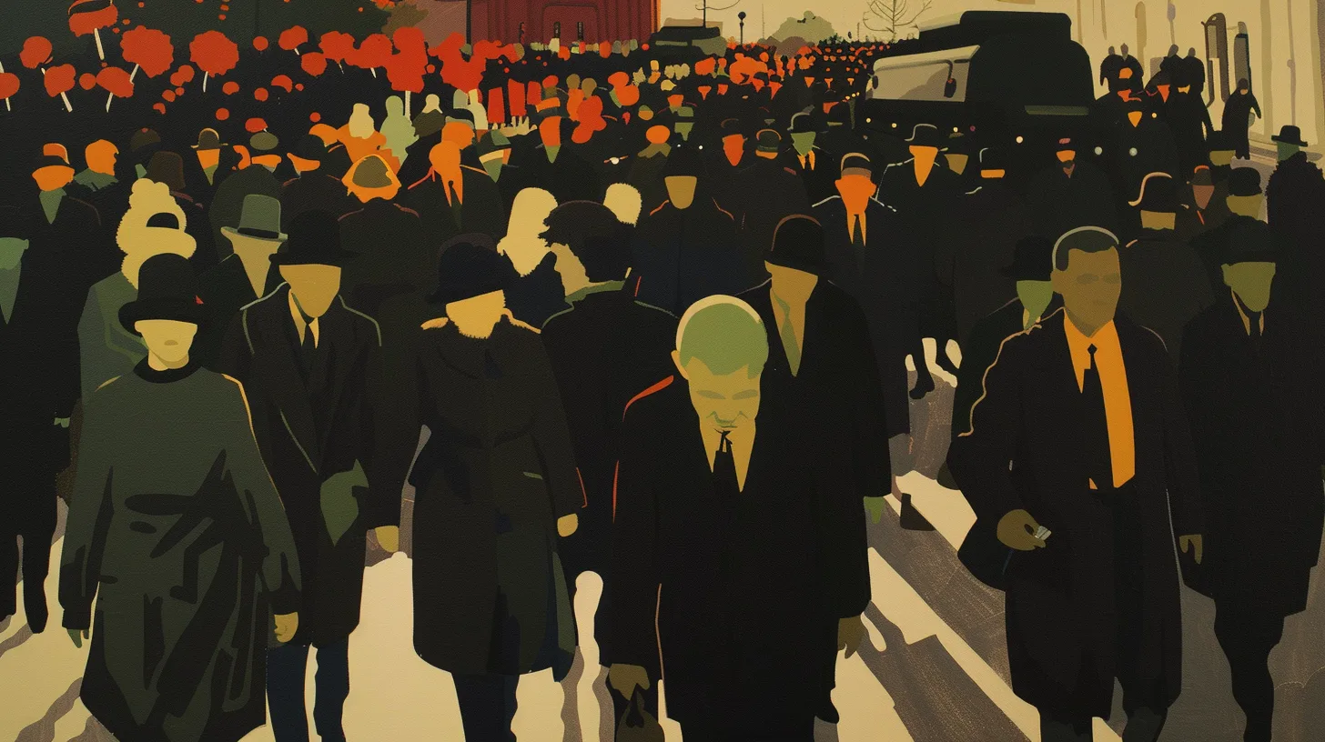 © History Oasis Large Funeral In Sweden