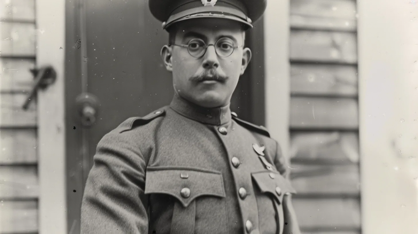 © History Oasis Young Lieutenant Colonel 1910s Gildardo Magan A