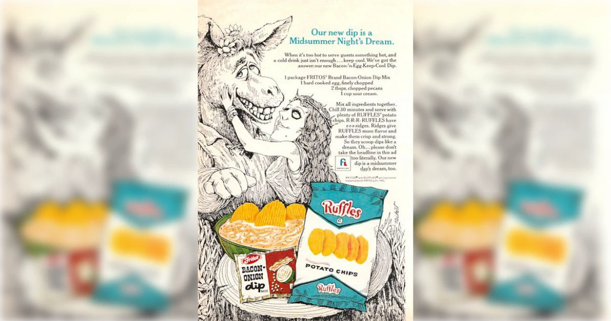 Frito-Lay Ruffles Vintage Ad