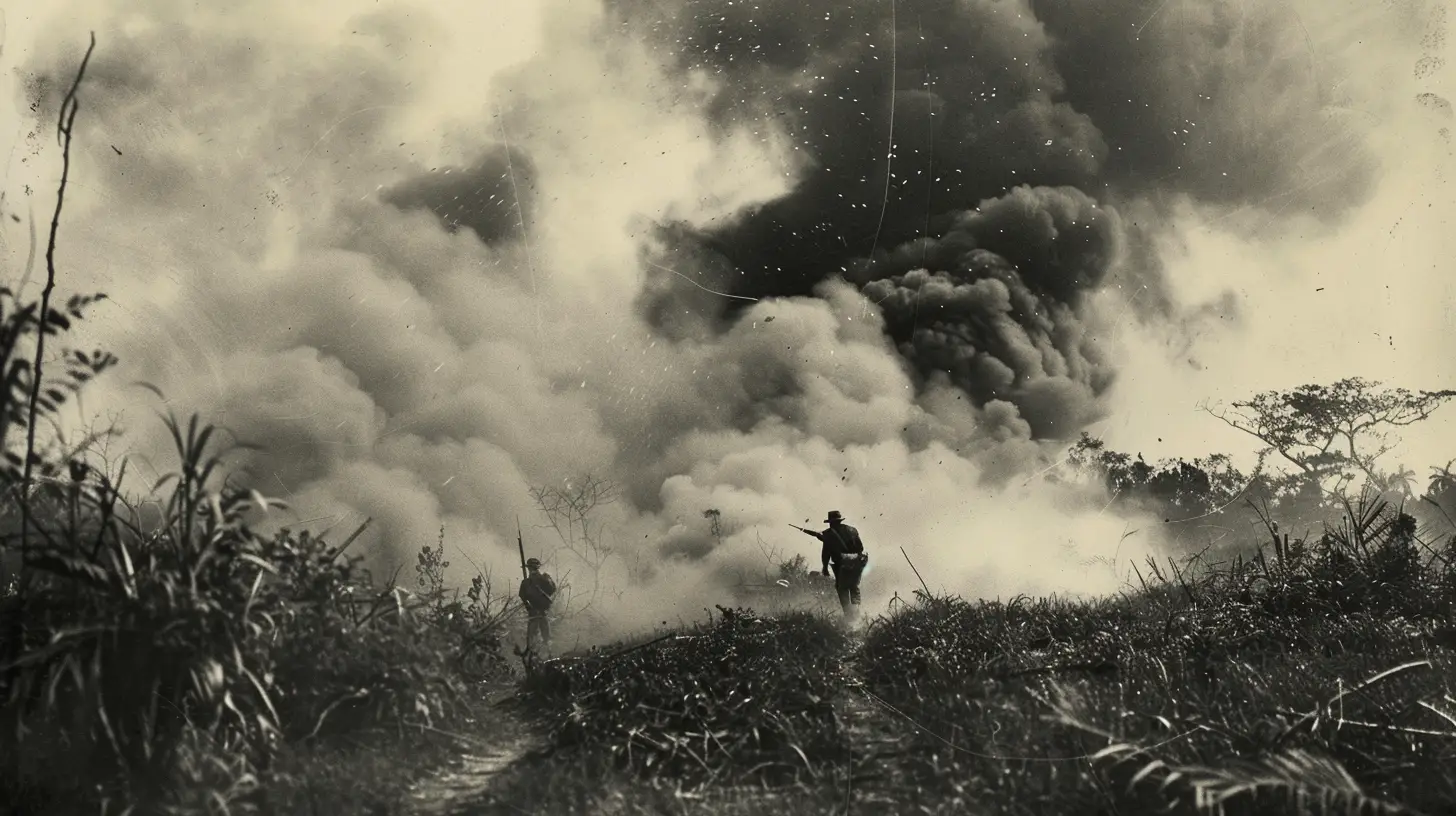 A Battle In Cuba In The Spanish American War