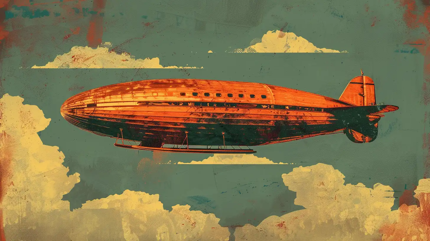 An Airship 1800s