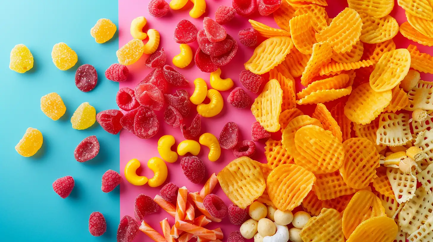 A Variety Of Snack Foods