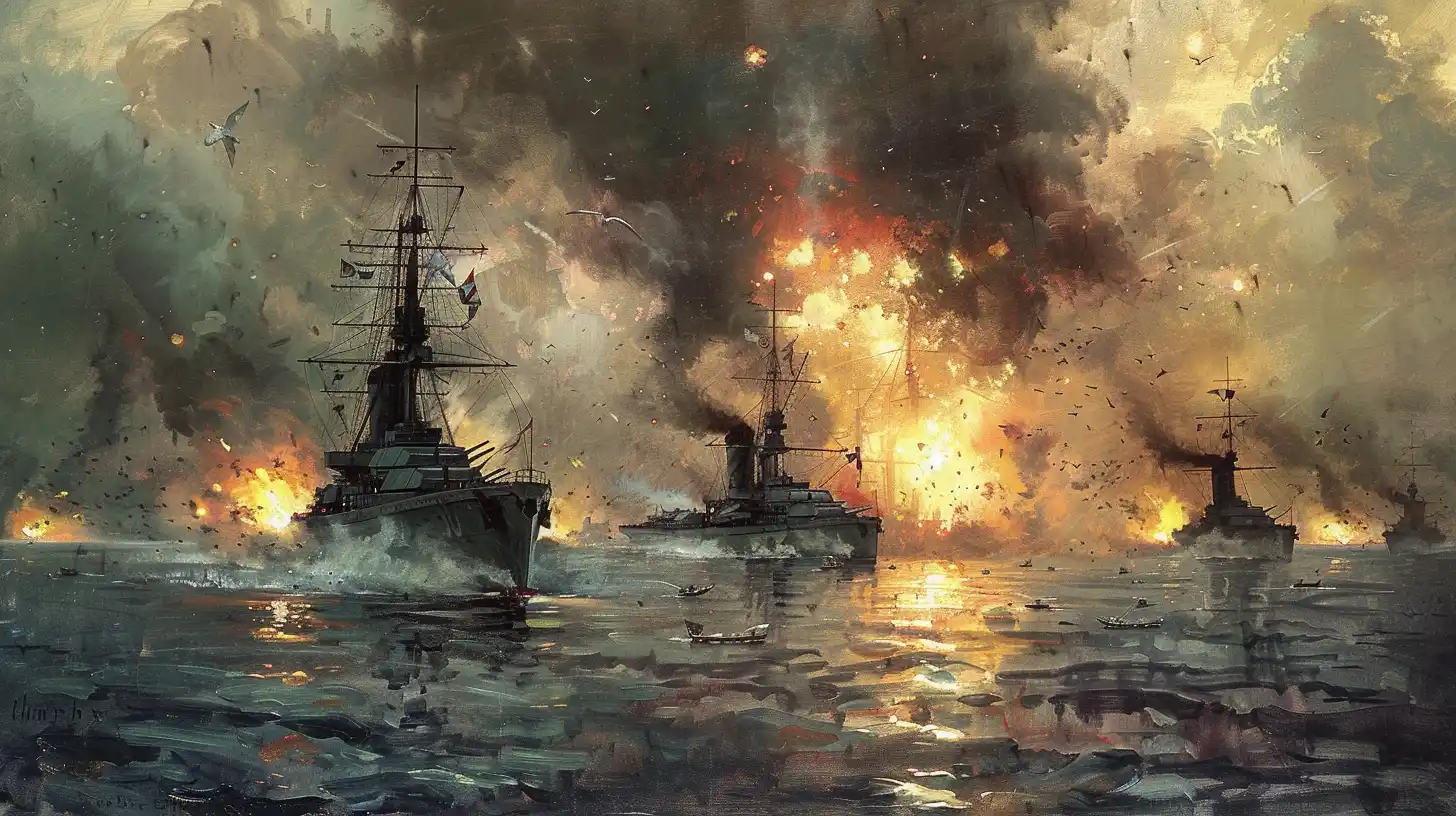 © History Oasis Warship Battle In The Port Of Veracruz