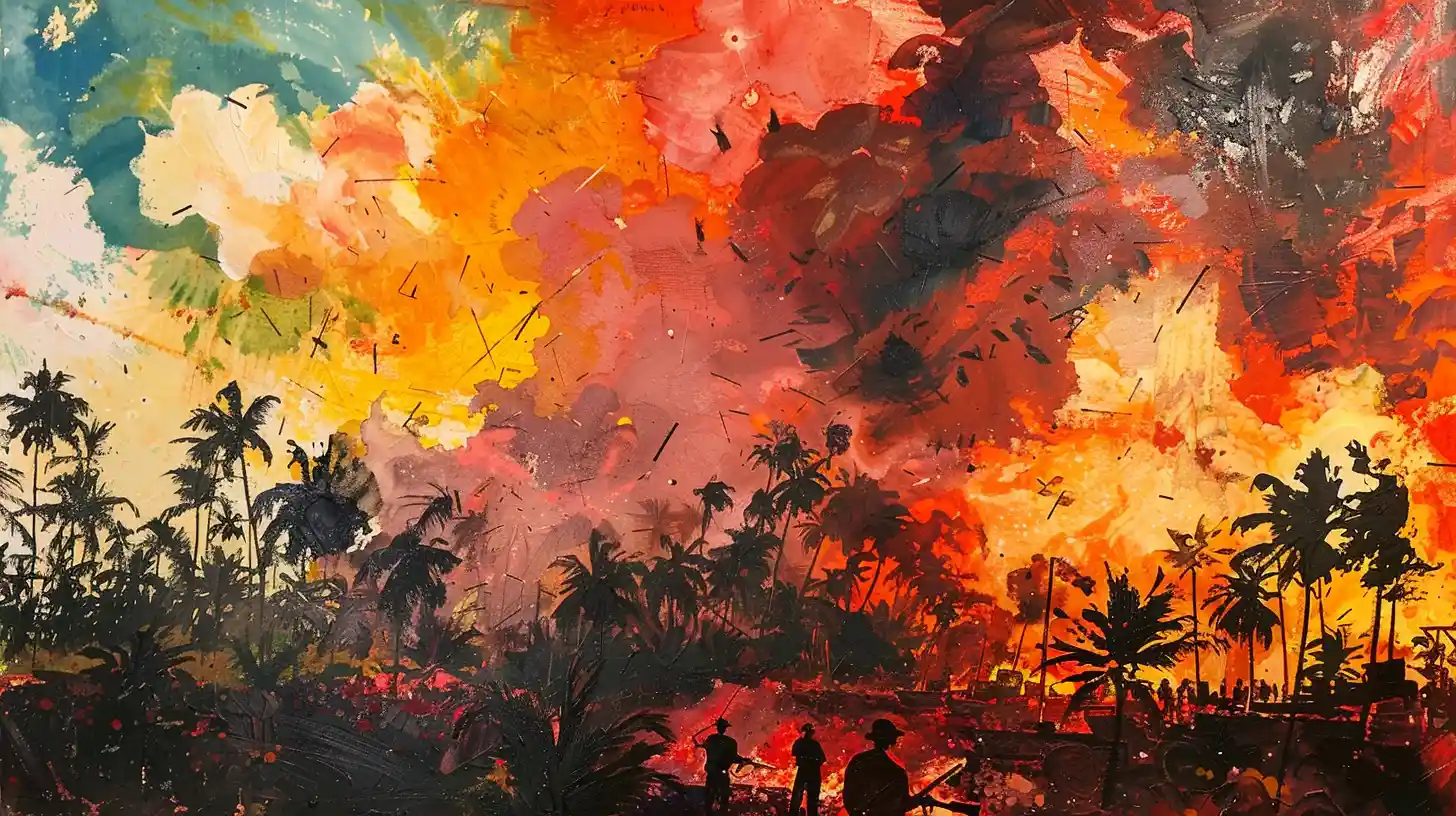 © History Oasis The U.S. Military Invasion Of Haiti Smoke Fire 1915