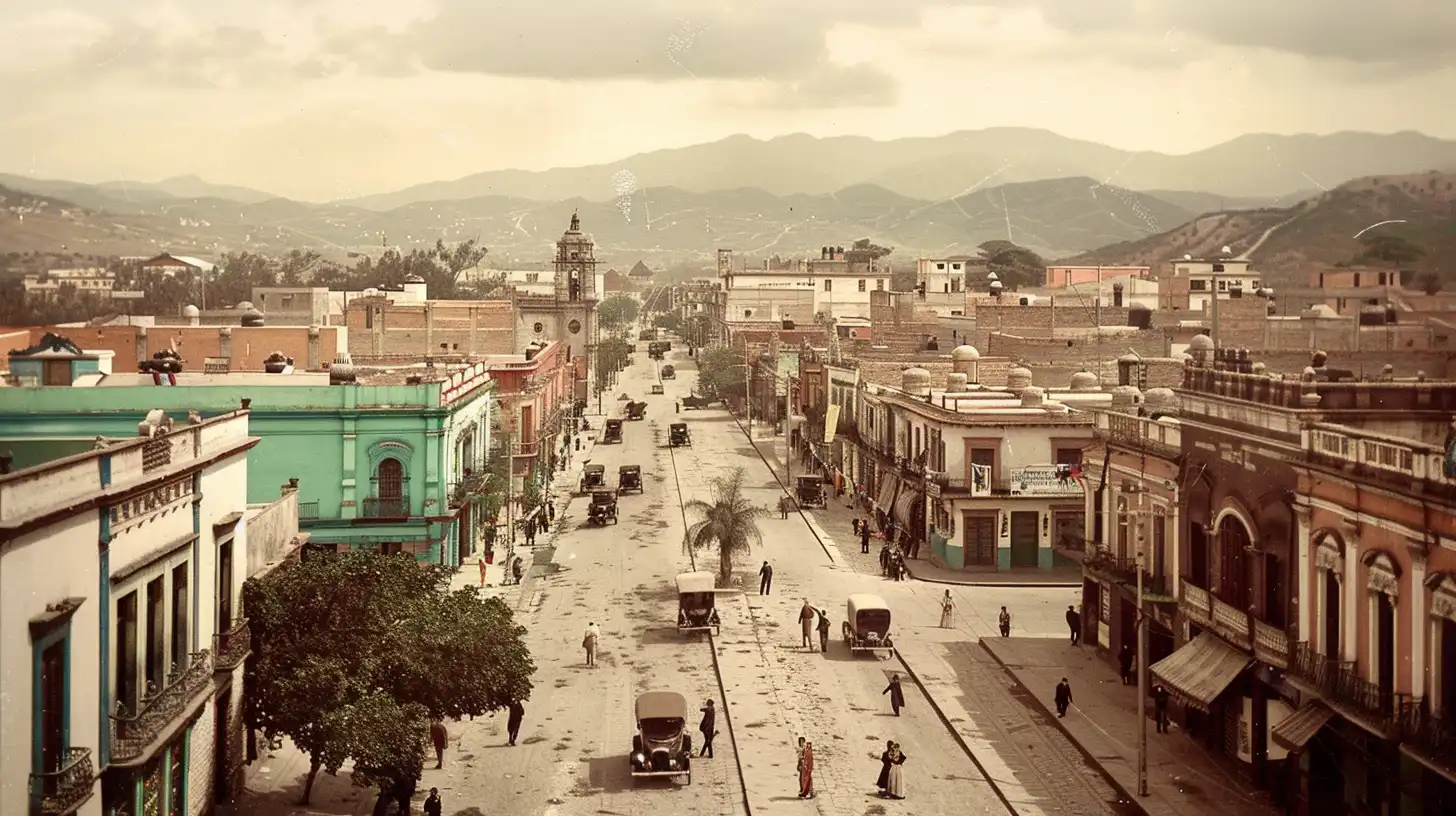 The City Of Queretero Mexico 1920s