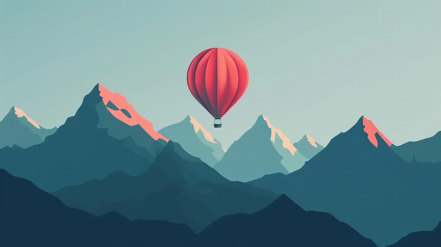 Breitling Orbiter Balloon Over Mountains