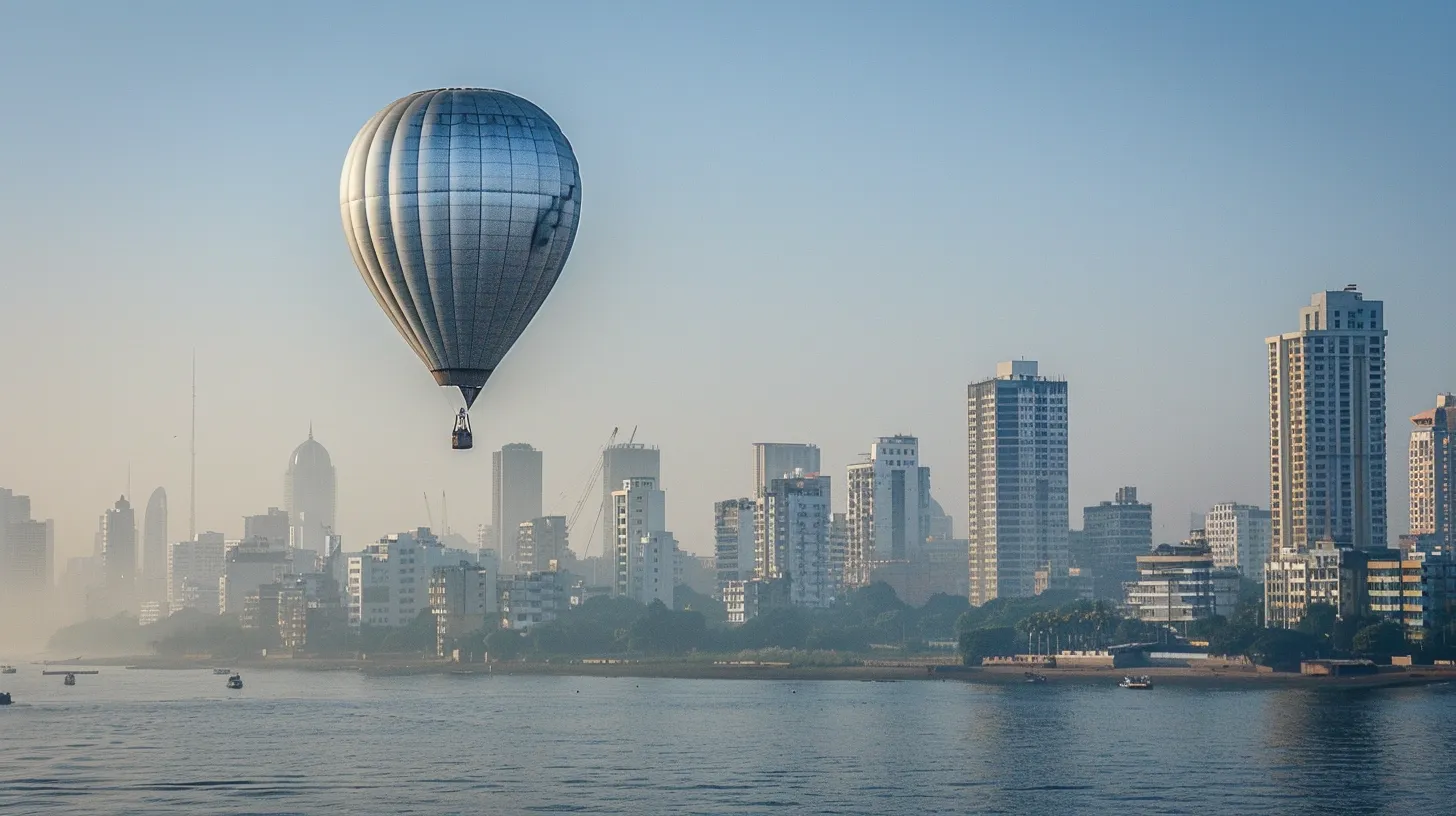 Spirit Of Freedom Hot Air Balloon Over Mumbai