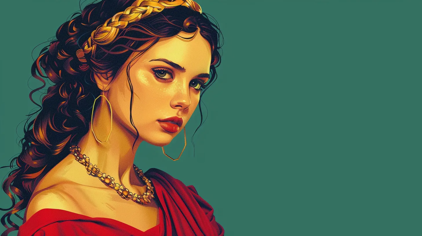 Roman Woman Gold Jewelry