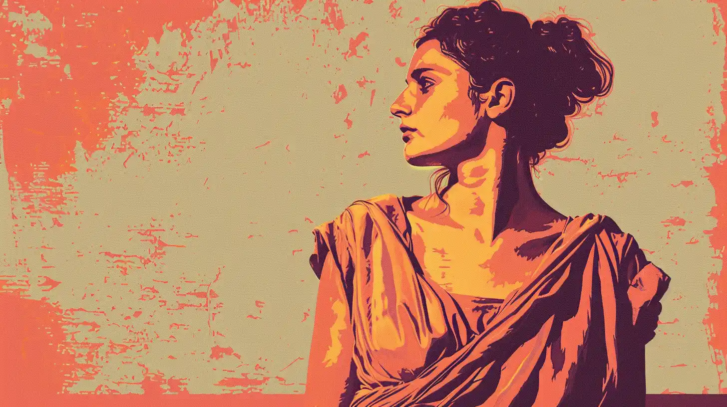 Roman Woman Wearing Silk