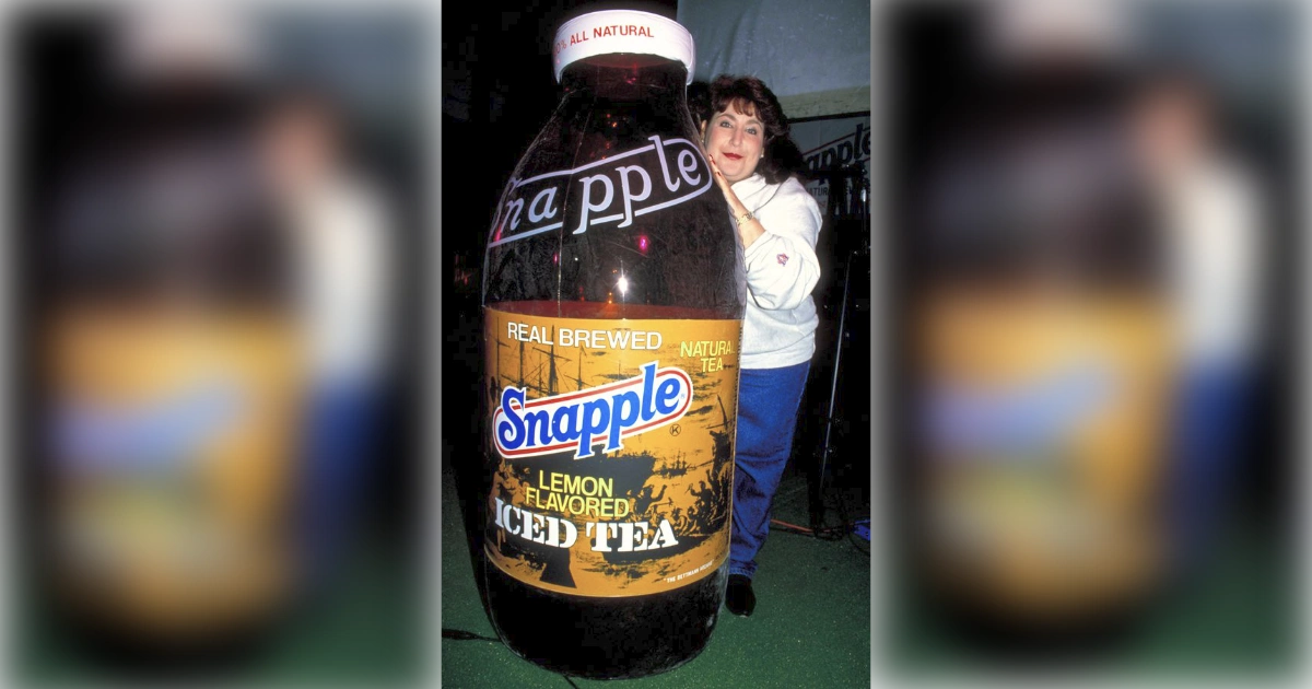 Snapple Snapple Lady With A Giant Snapple