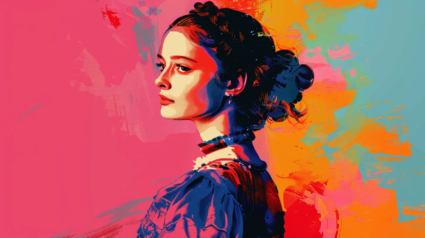 Girl Deeper Hues Colors Romantic Era Fashion