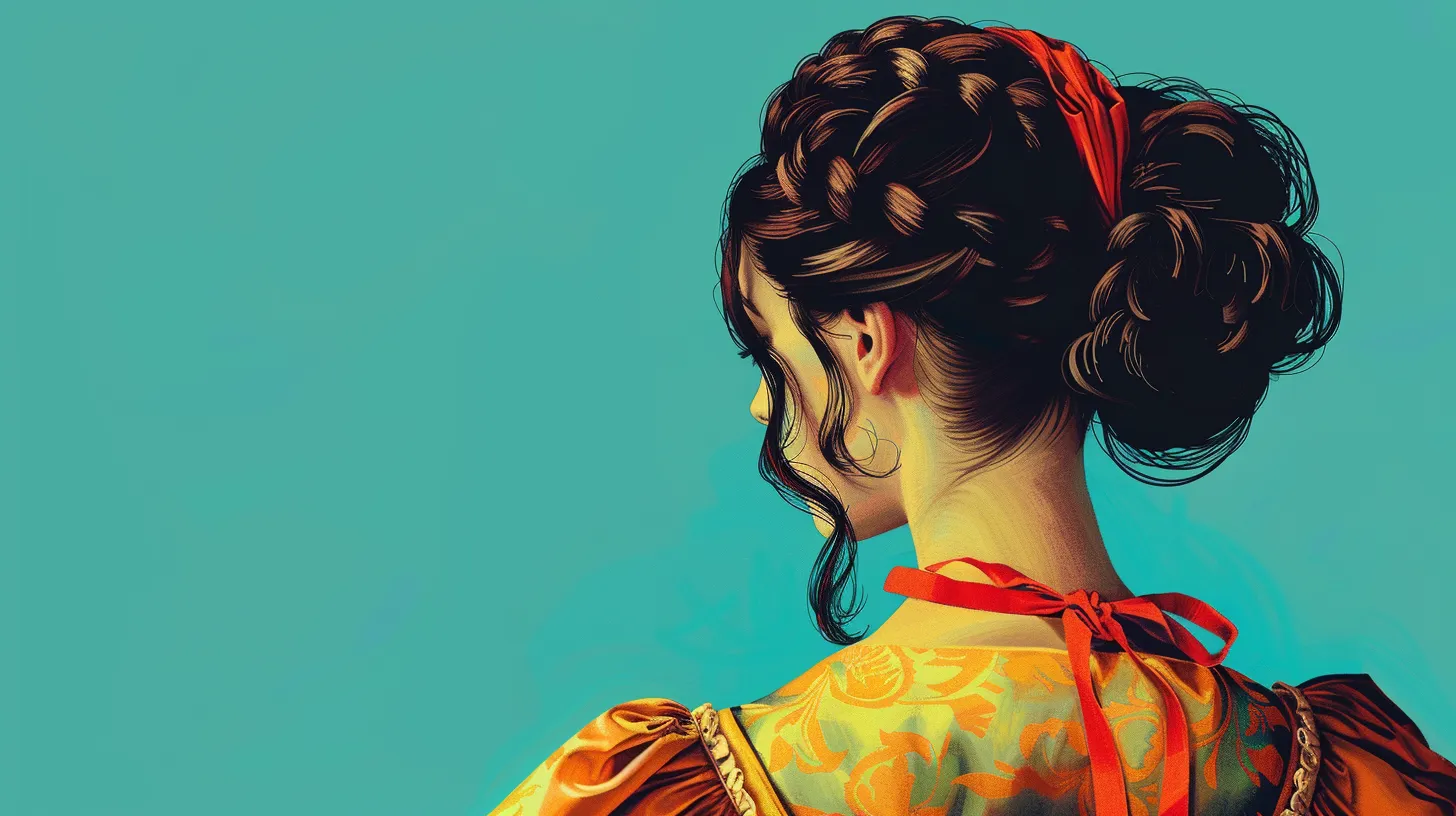 Apollo Knot Hairstyle Romantic Era