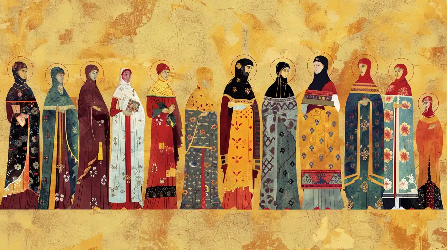 Byzantine Fashion Era Christian Faith