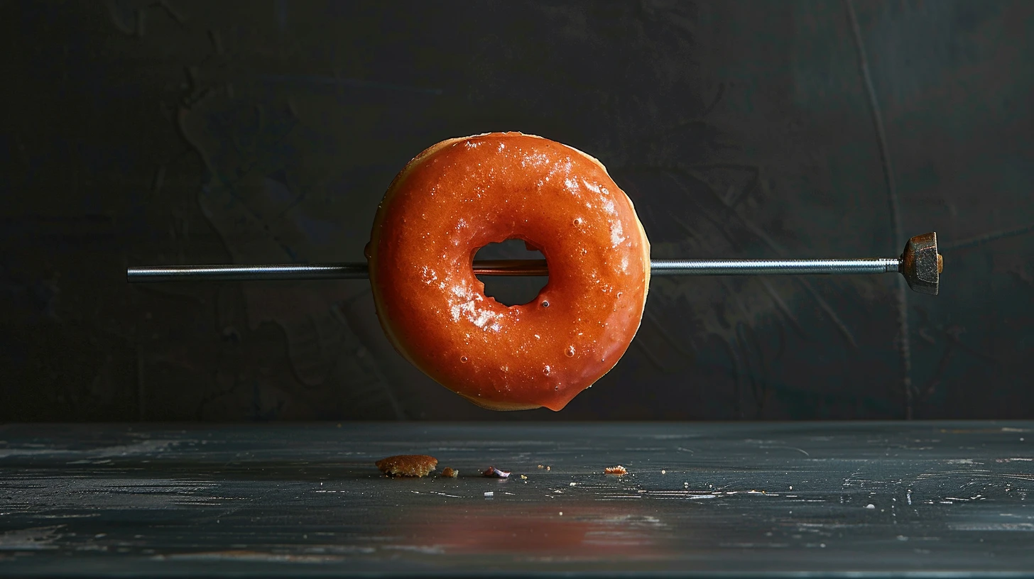 An Anti Drip Doughnut Manchine