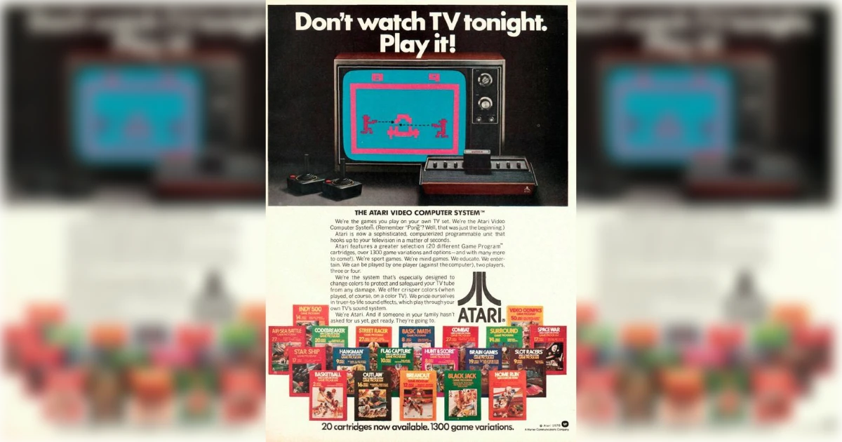 Atari 2600 Gaming Console