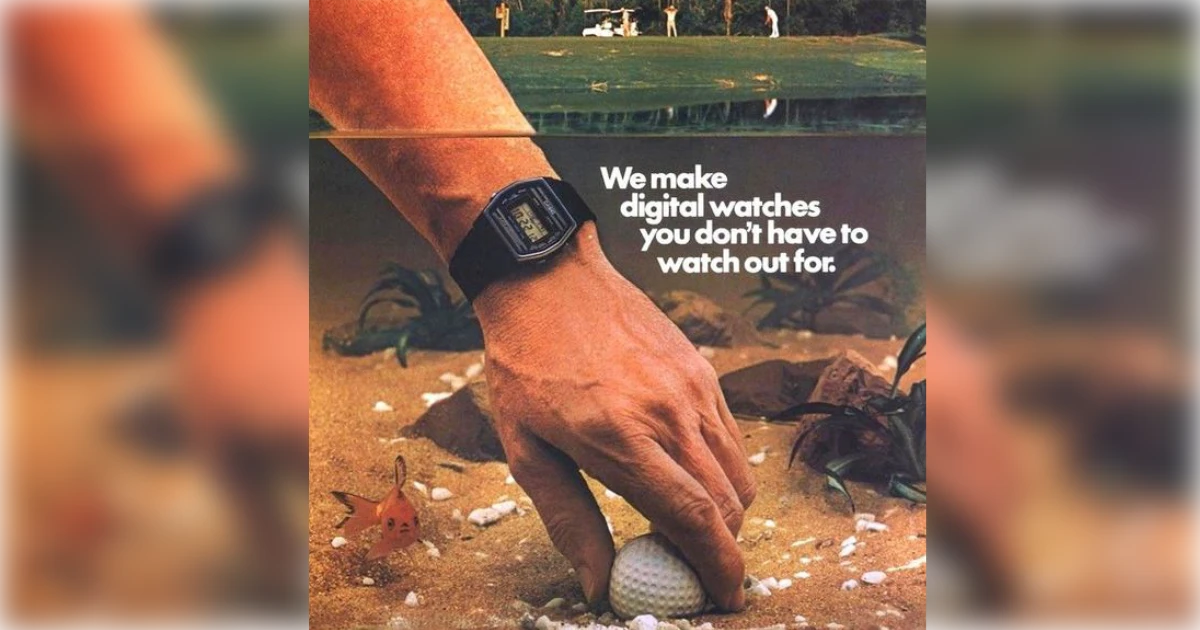 Casio Watch Ad