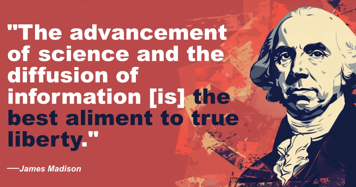 © History Oasis James Madison Ailment To Liberty