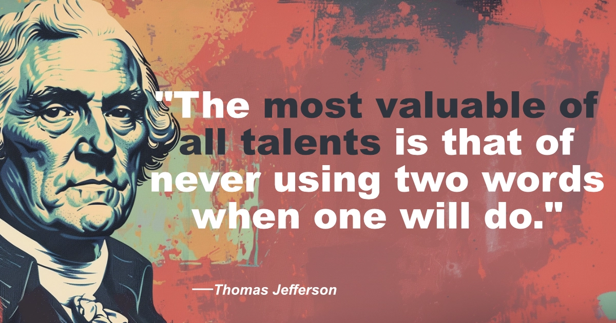 © History Oasis Thomas Jefferson Most Valueble Talents
