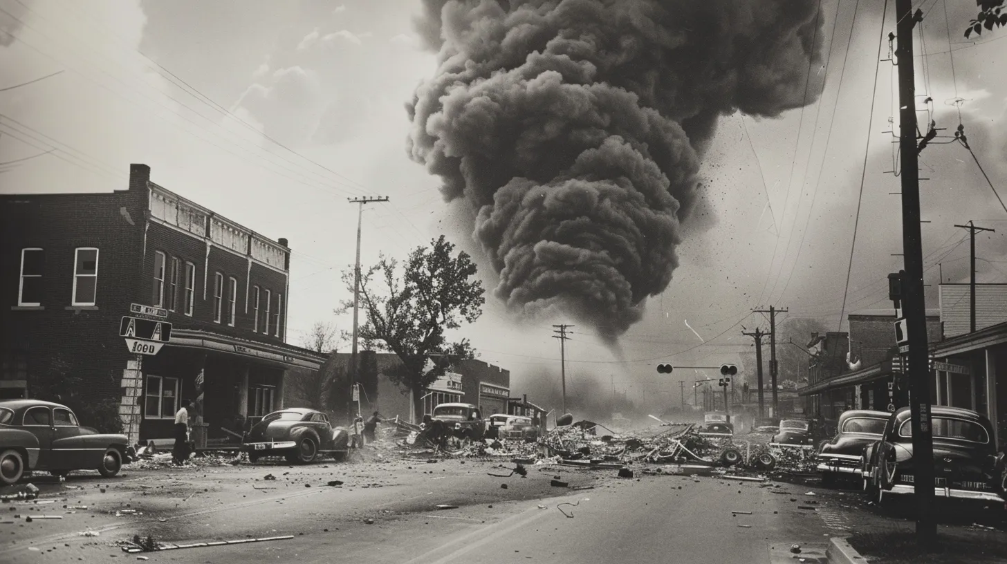 © History Oasis The 1953 Waco Tornado Outbreak