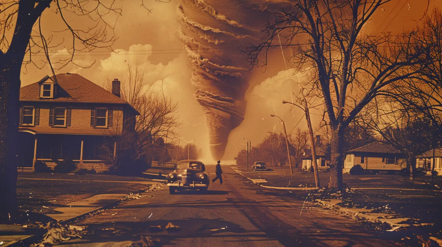 © History Oasis The 1953 FlintWorcester Tornado