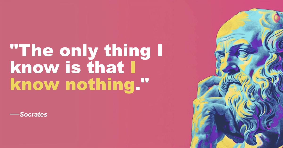 Socrates I Know Nothing