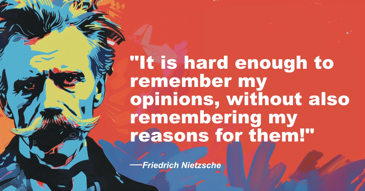Friedrich Nietzsche Opinions