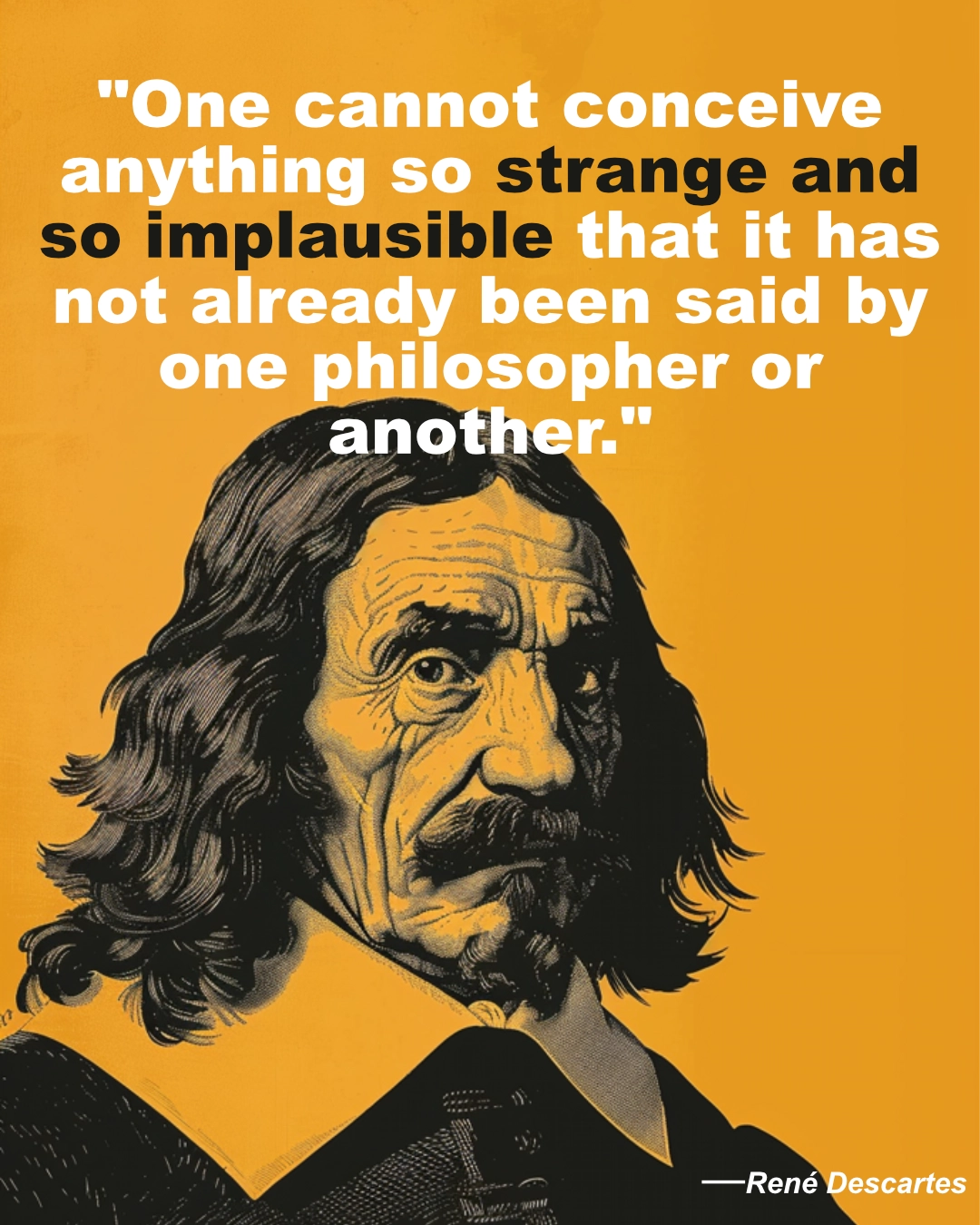 Rene Descartes Strange