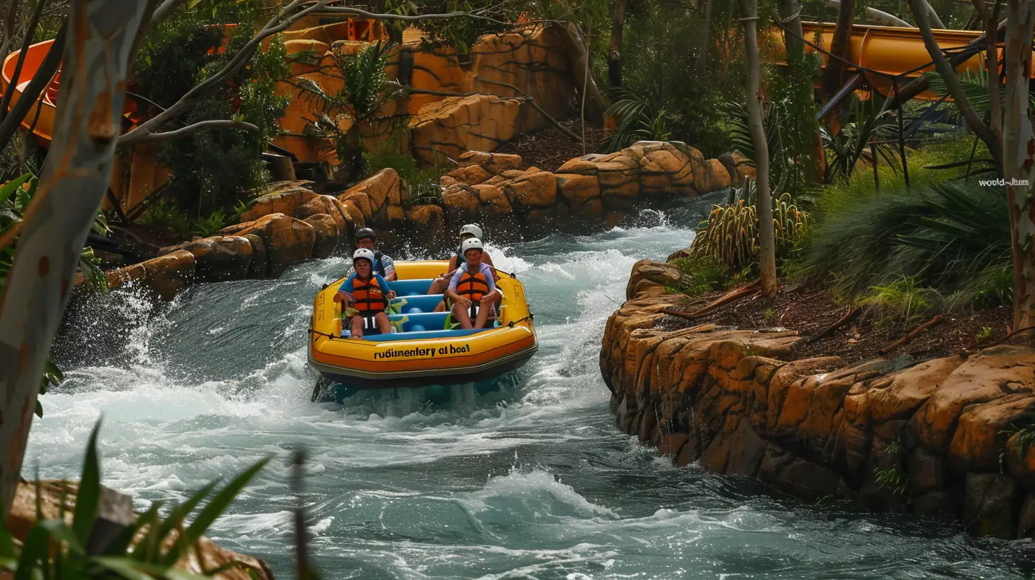 Dreamworld Australias Thunder River Rapids Ride